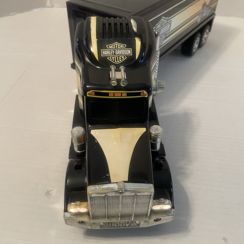 1992 BuddyL Harley-Davidson Semi Truck 10-Wheeler Plastic/Metal Vintage‎ - Picture 7 of 16